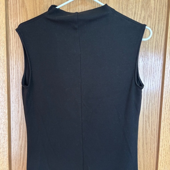 Old Navy Mock Neck Black Bodycon Maternity Dress Size Medium - Picture 5 of 6